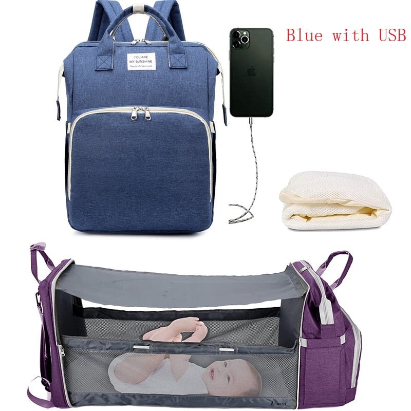 Sac à langer portatif | Berceau de voyage BabyNappy™ - minimalistemaman